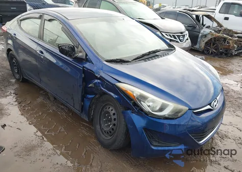 2016 Hyundai Elantra Se из США, поврежденный, VIN 5NPDH4AE6GH712506